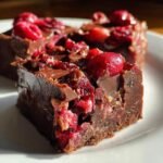 Air Fryer Cranberry Fudge Squares