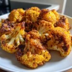 Air Fryer Curry-Spiced Cauliflower