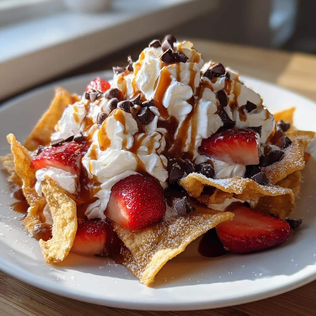 Air Fryer Dessert Nachos - detail 1