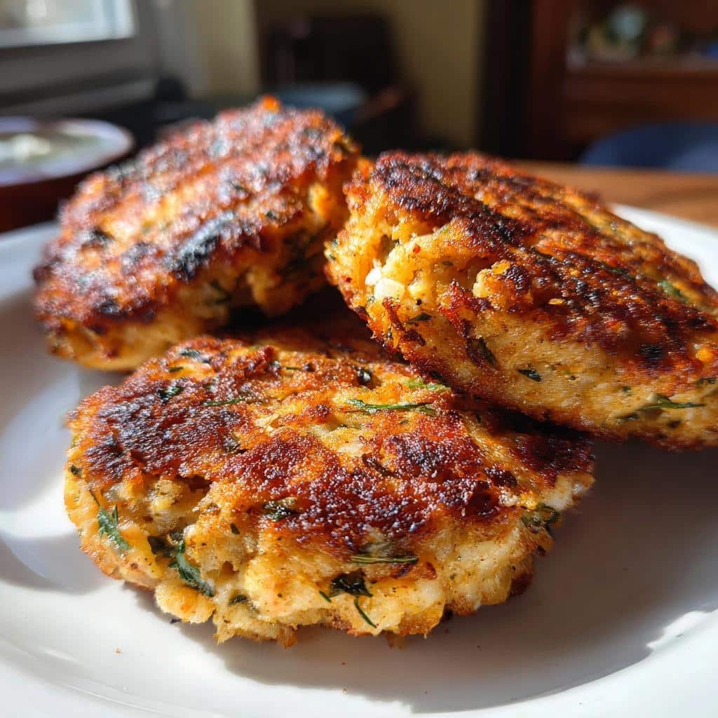 Air Fryer Dill & Caper Salmon Cakes
