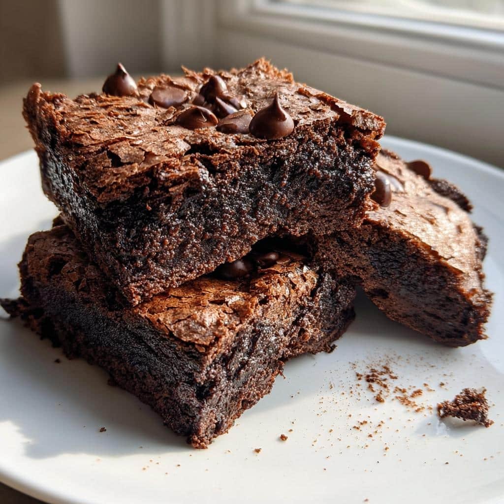 Air Fryer Double Chocolate Brownies - detail 1