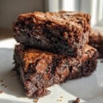 Air Fryer Double Chocolate Brownies