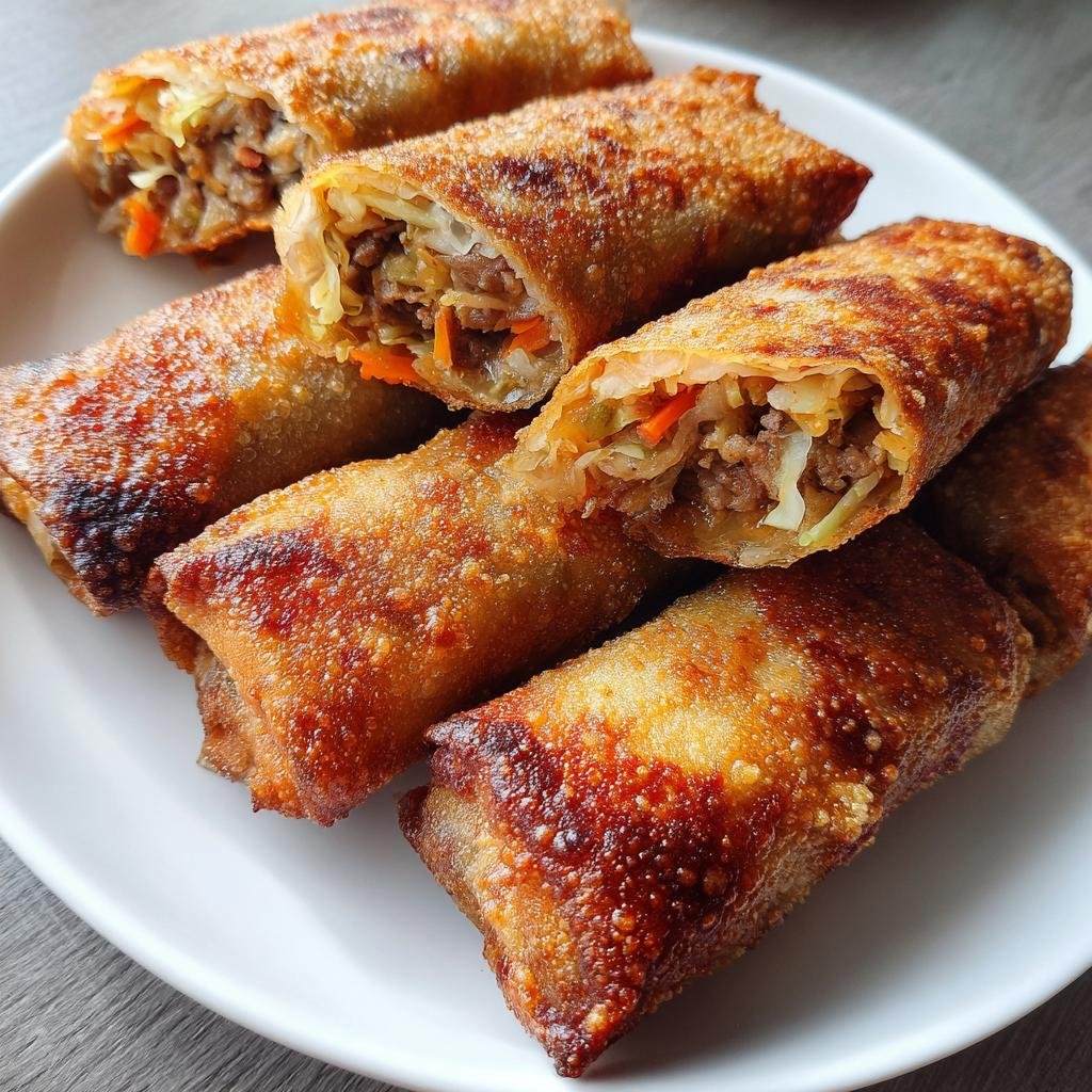 Air Fryer Duck Spring Rolls