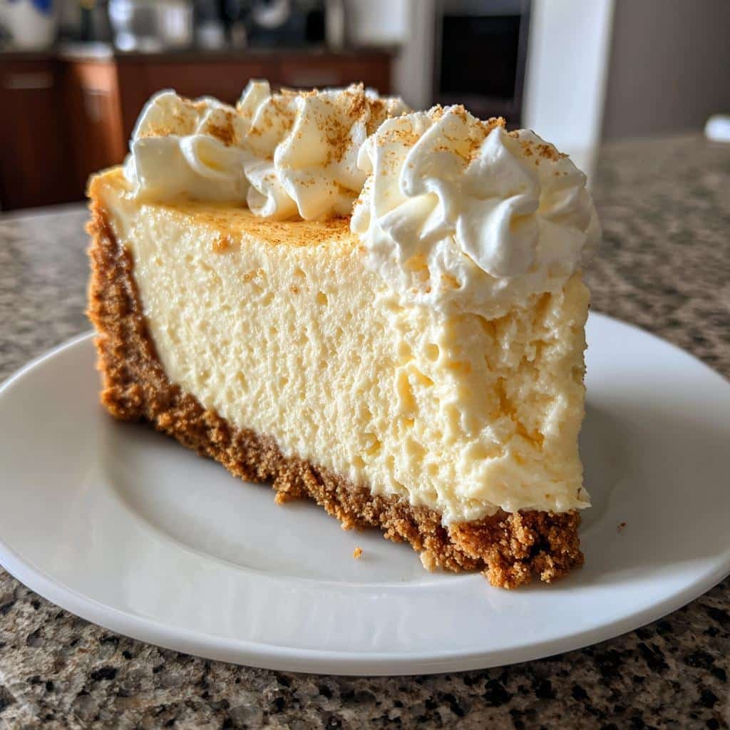 Air Fryer Eggnog Cheesecake - detail 1