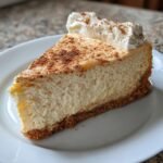 Air Fryer Eggnog Cheesecake