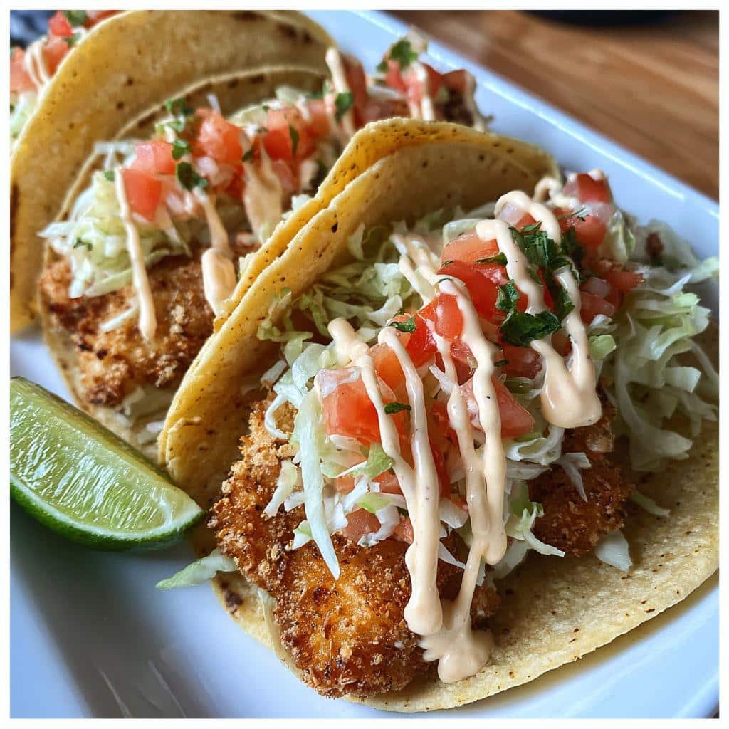 Air Fryer Fish Tacos - detail 1