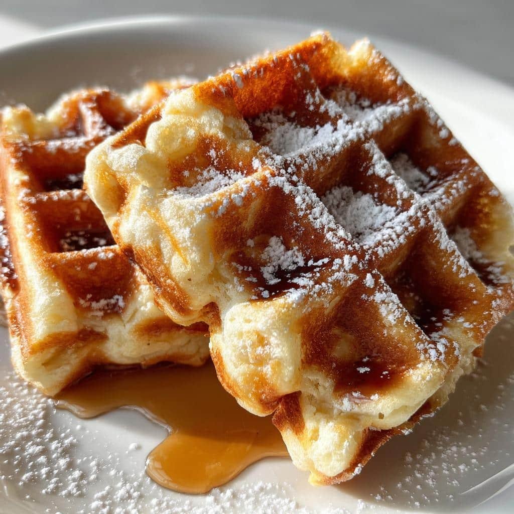 Air Fryer Fluffy Waffles
