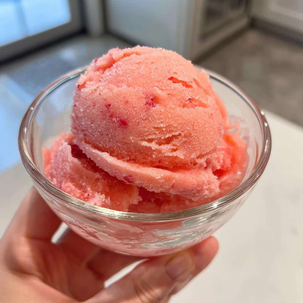 Air Fryer Fruit Sorbet (Finish)
