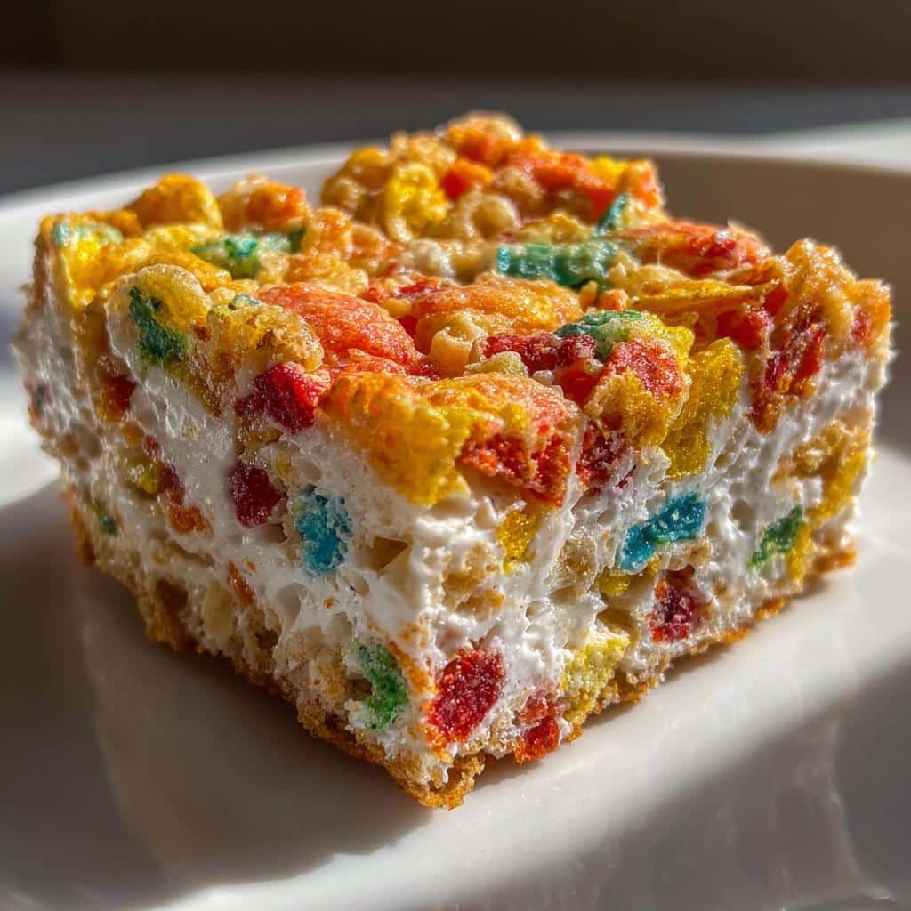 Air Fryer Fruity Pebbles Treats