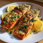 Air Fryer Garlic Butter Salmon