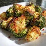 Air Fryer Garlic Parmesan Broccoli