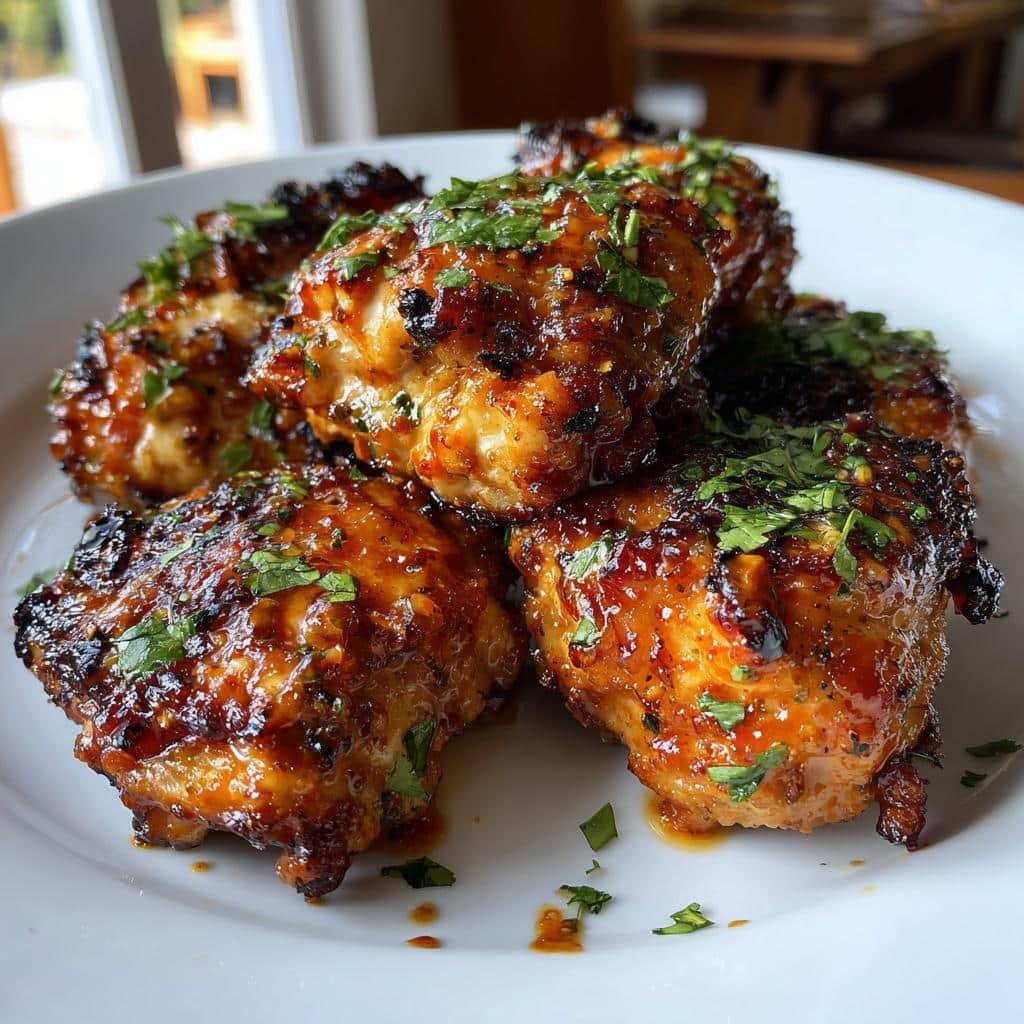 Air Fryer Garlic Thai Chicken - detail 1