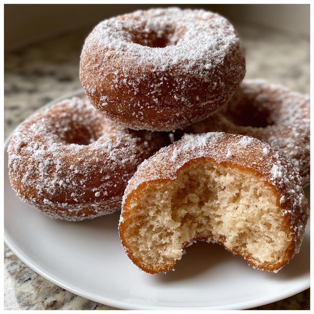 Air Fryer Gingerbread Donuts - detail 1