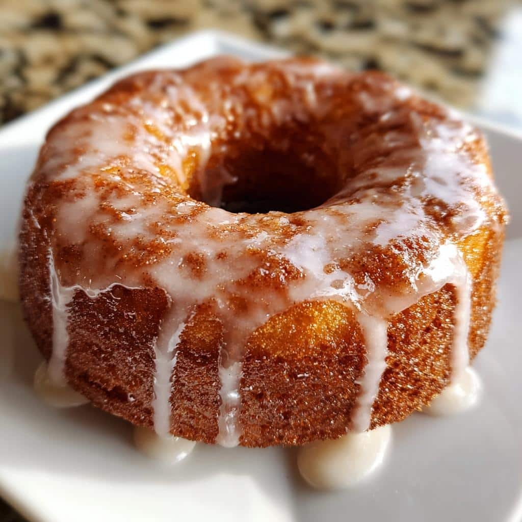 Air Fryer Gingerbread Donuts - detail 1