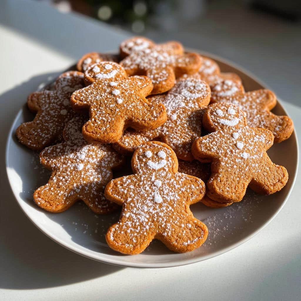 Air Fryer Gingerbread Men Cookies