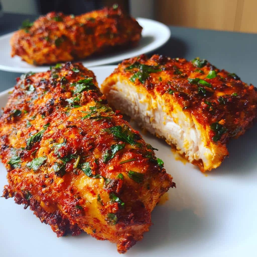 Air Fryer Harissa Chicken