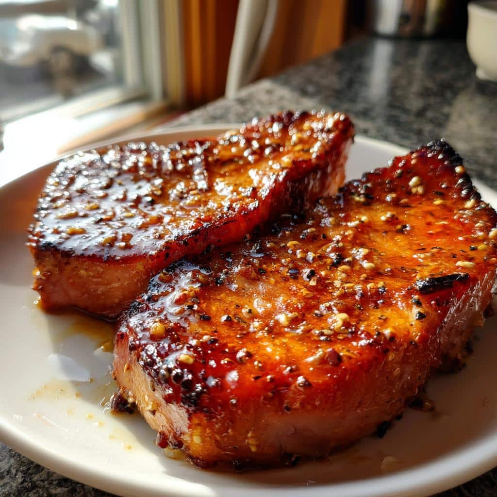 Air Fryer Holiday Ham Steaks - detail 1