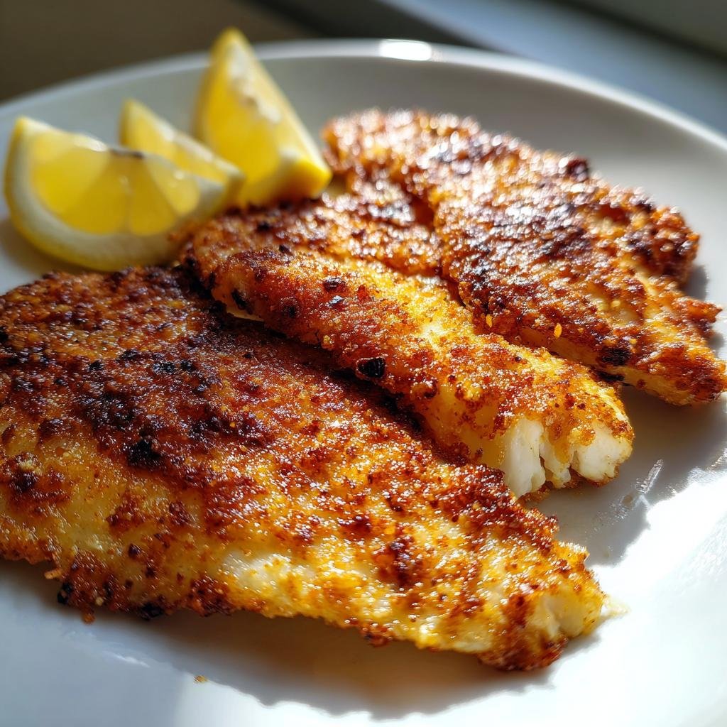 Air Fryer Horseradish Tilapia - detail 1