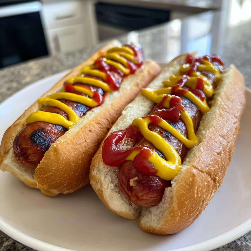 Air Fryer Hotdogs - detail 1