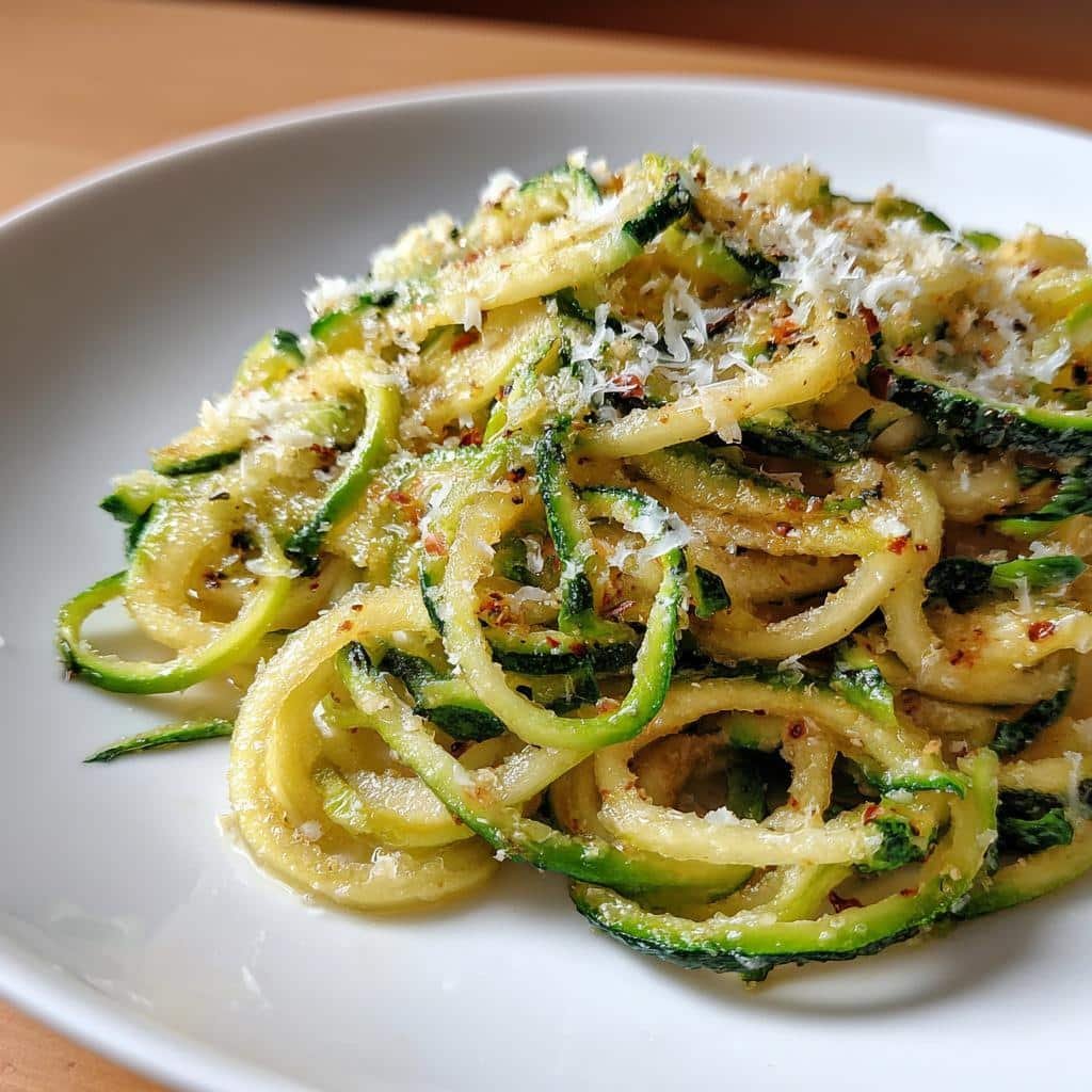 Air Fryer Keto Zucchini Noodles - detail 1
