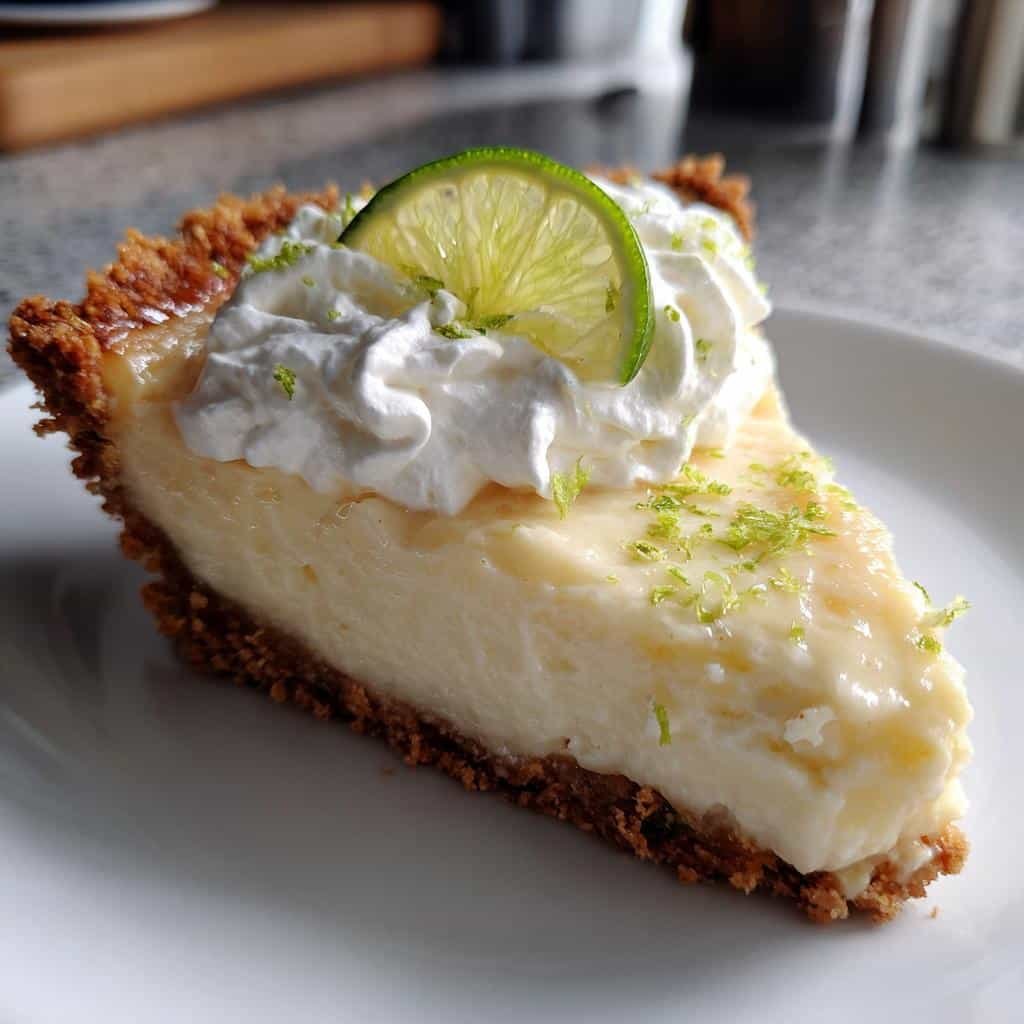 Air Fryer Key Lime Coconut Pie