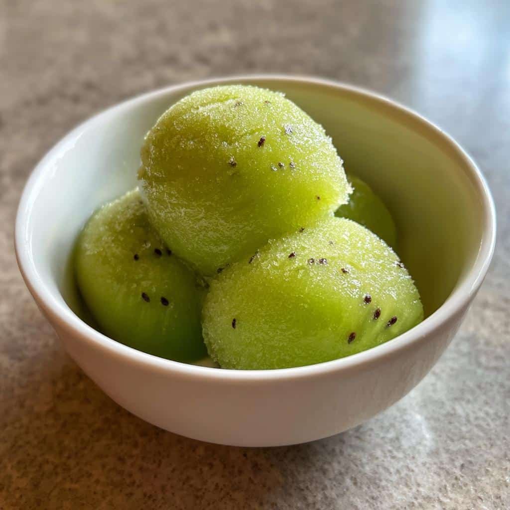 Air Fryer Kiwi Sorbet - detail 1