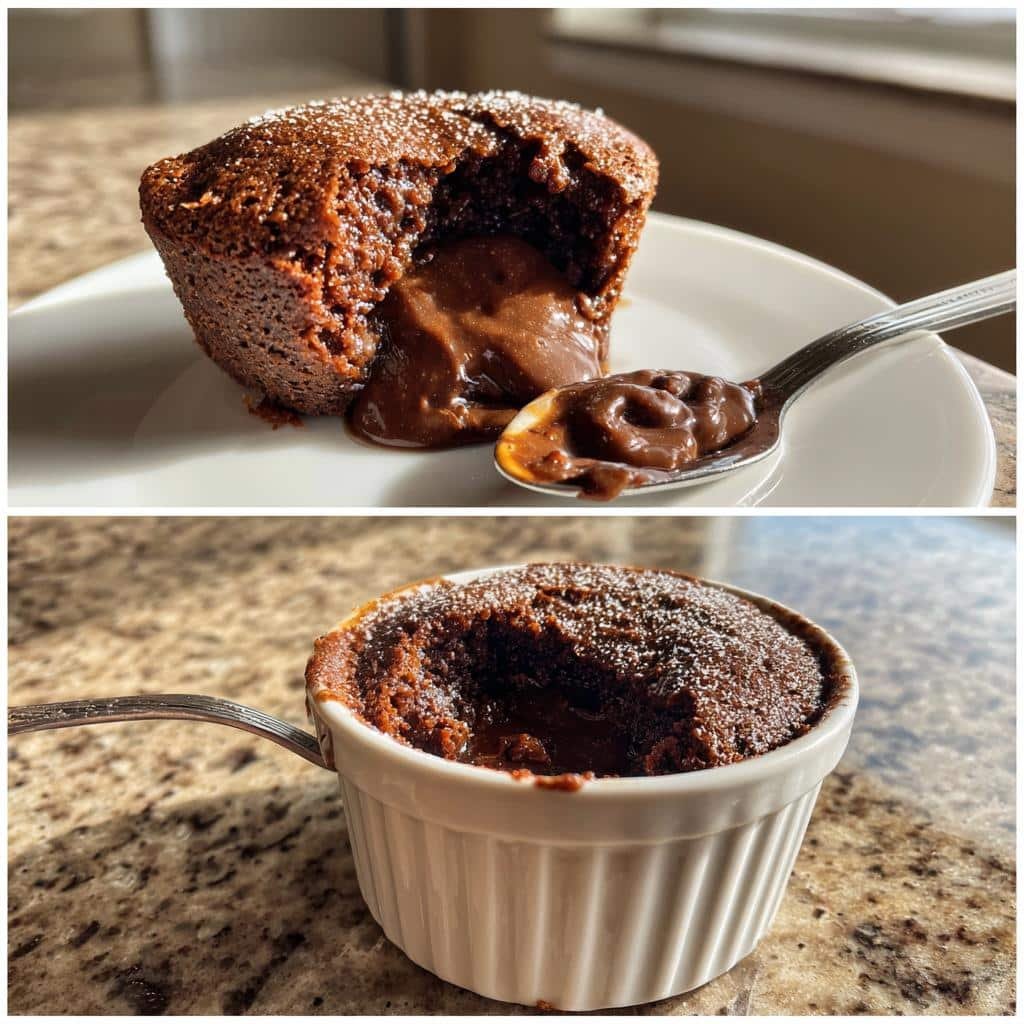 Air Fryer Lava Cakes - detail 1