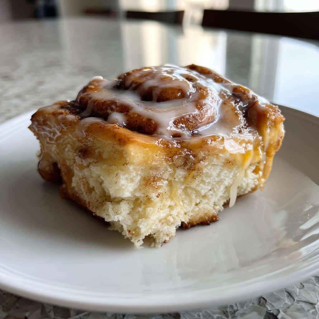 Air Fryer Maple Cinnamon Rolls - detail 1