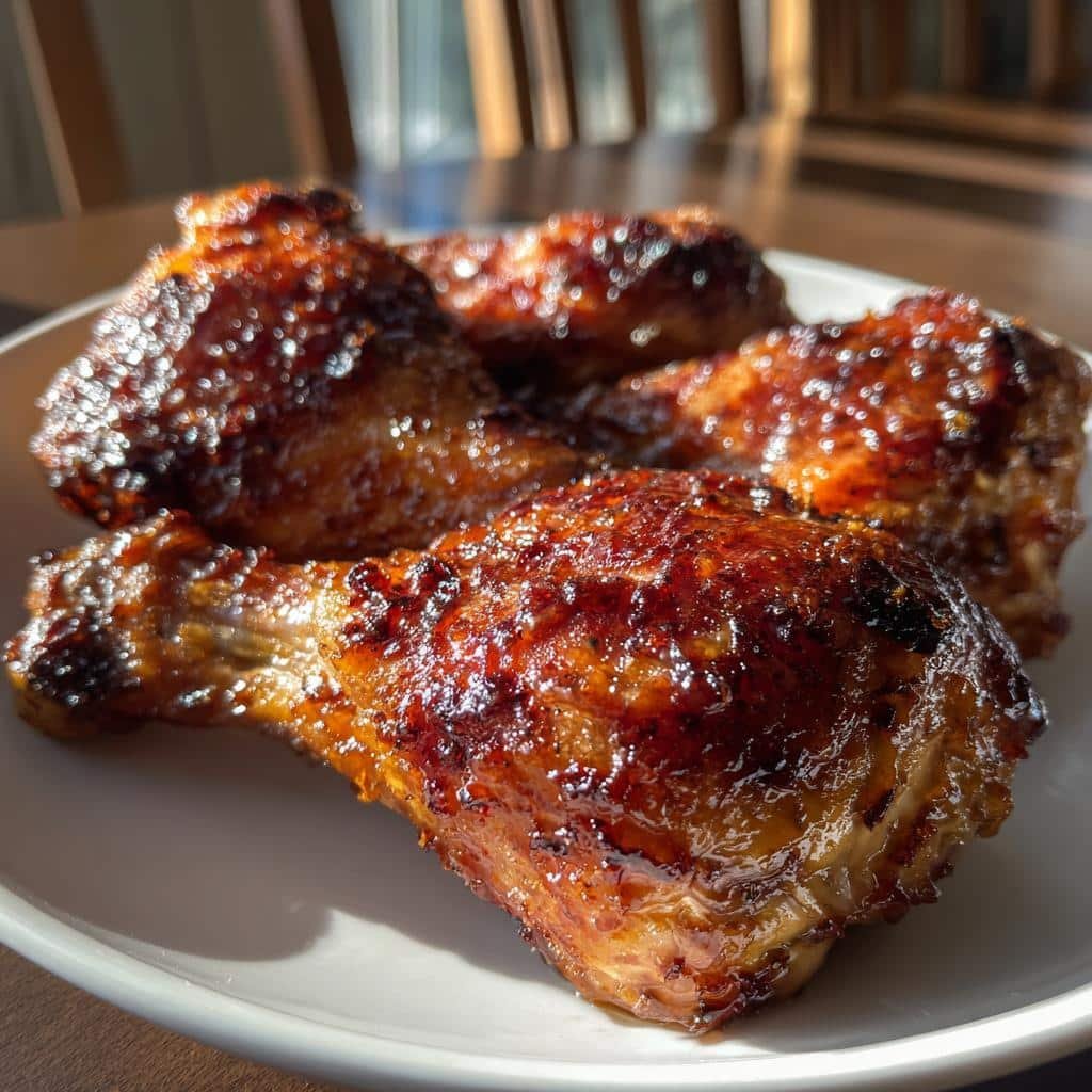 Air Fryer Maple-Glazed Turkey Legs - detail 1