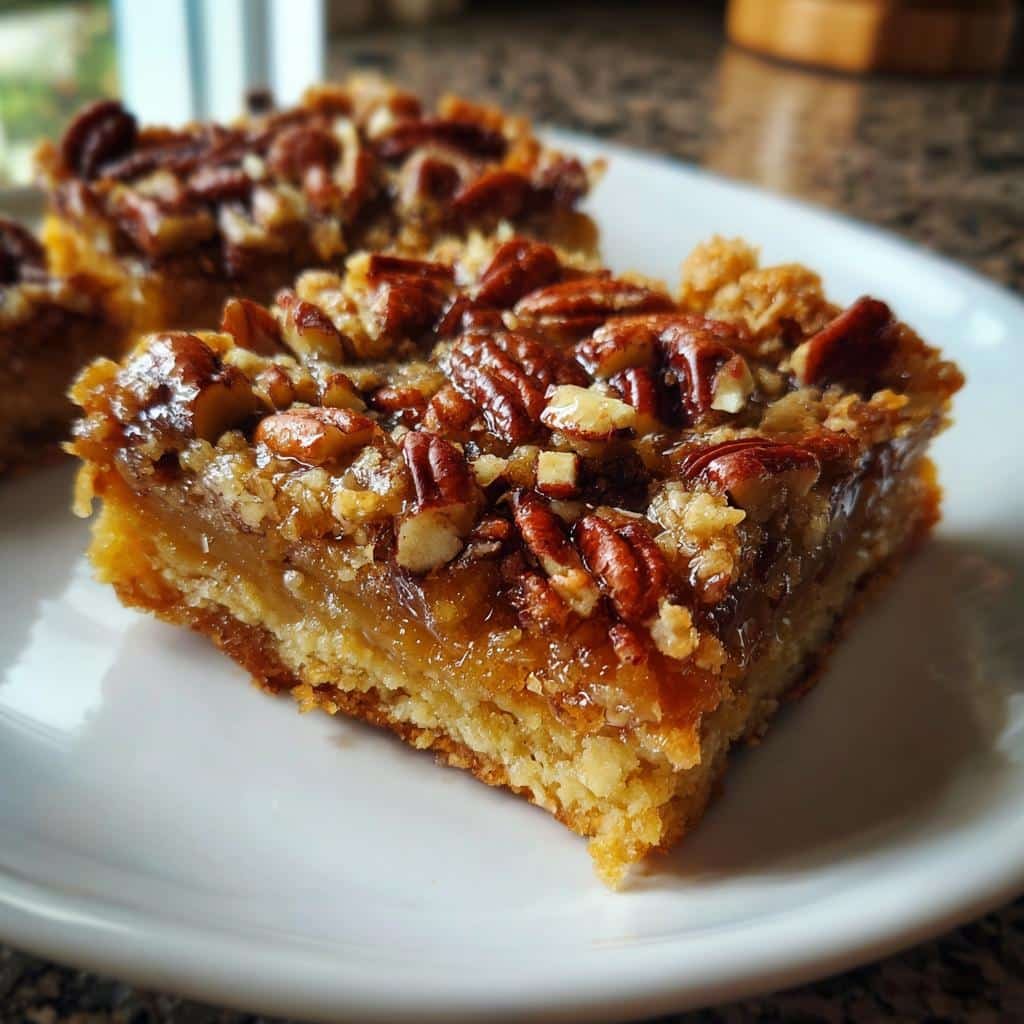 Air Fryer Maple Pecan Bars
