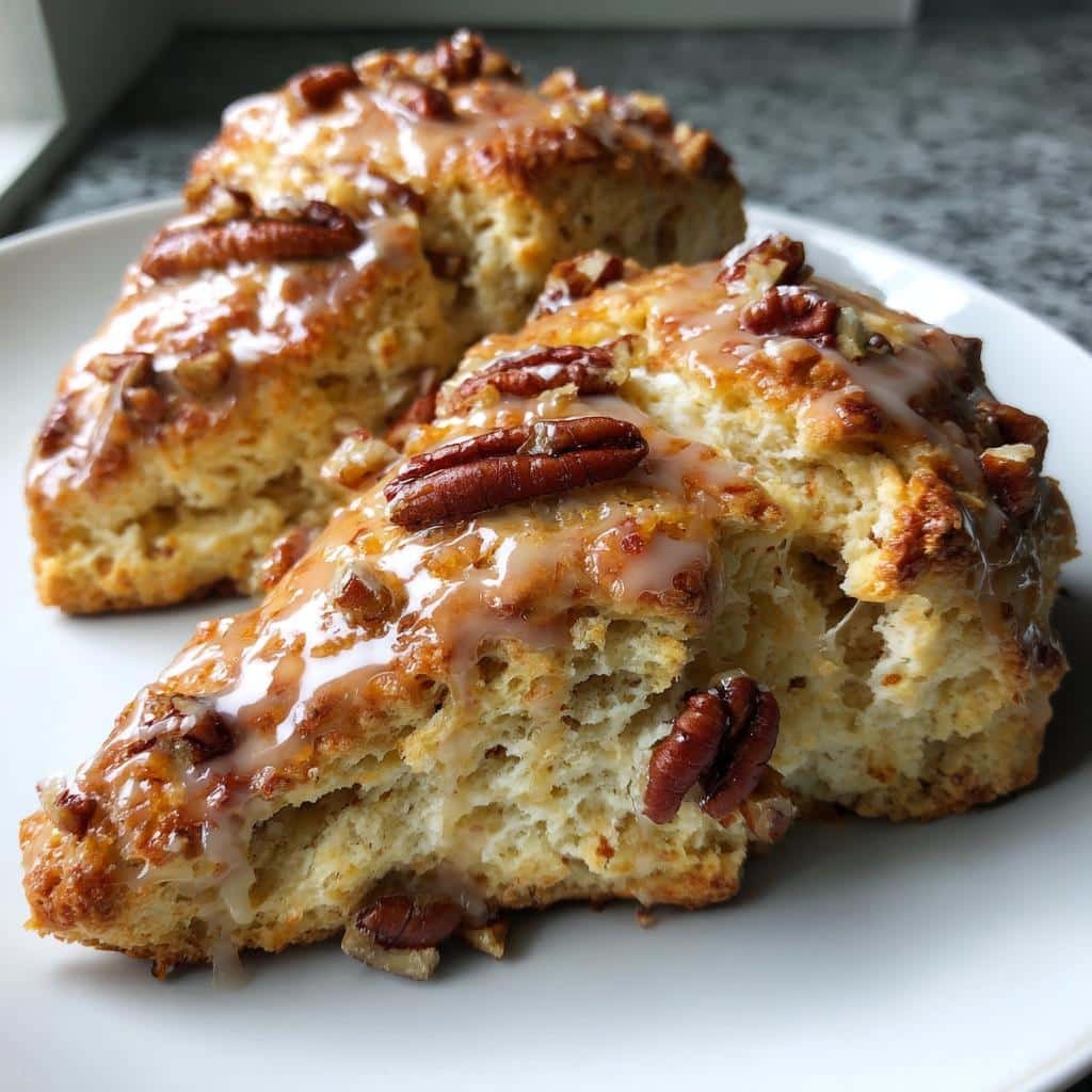 Air Fryer Maple Pecan Scones - detail 1