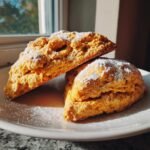 Air Fryer Maple Pumpkin Scones