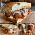 Air Fryer Meatball Subs