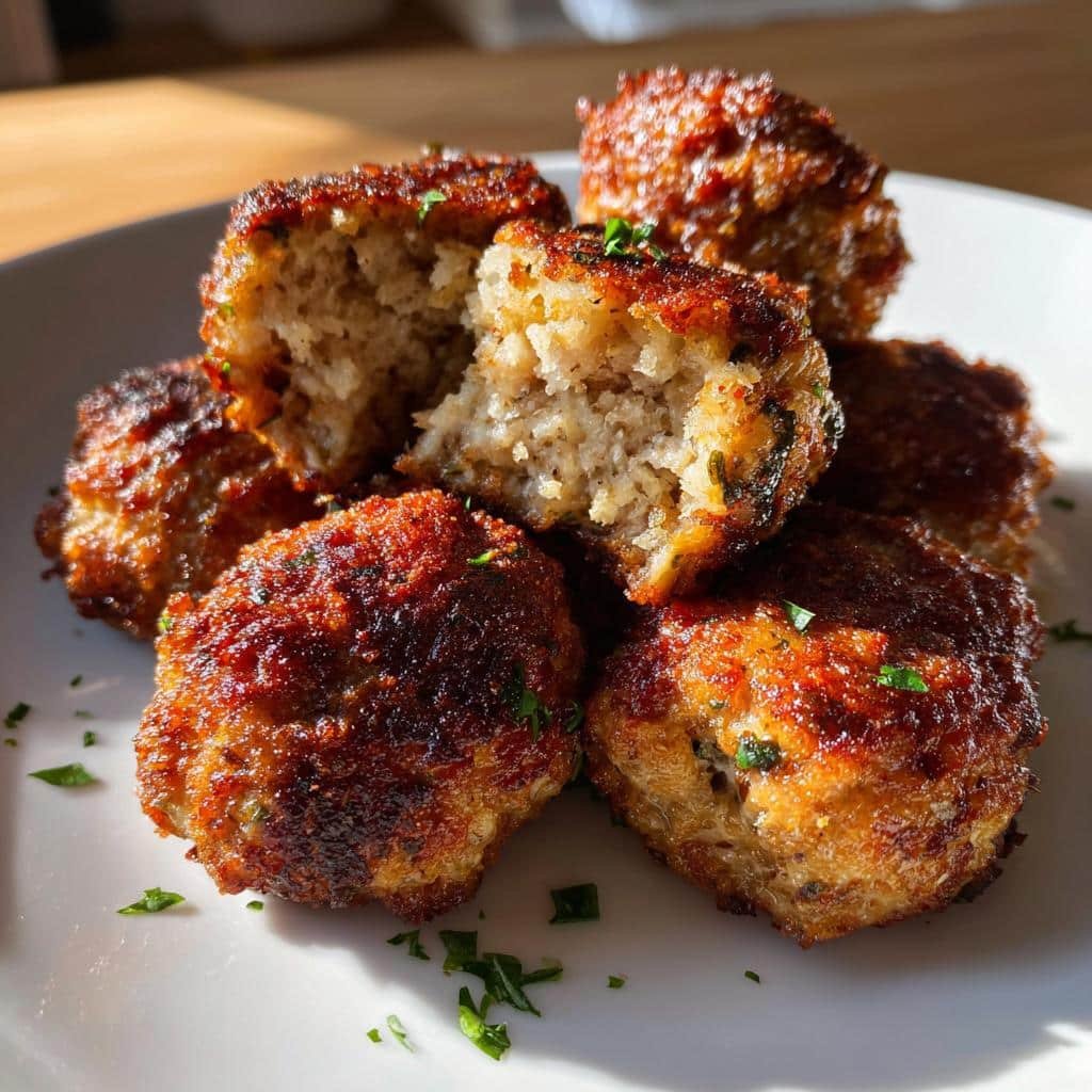 Air Fryer Meatballs - detail 1