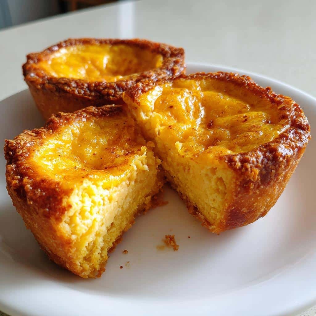 Air Fryer Mini Pumpkin Cheese Tarts
