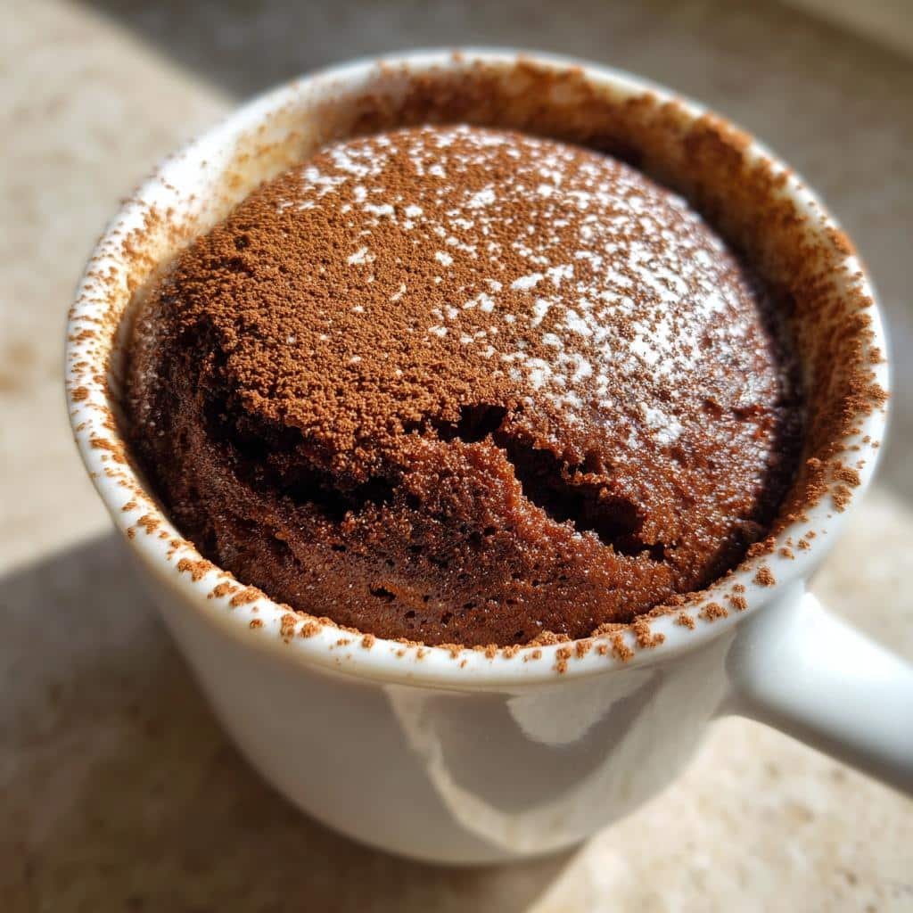 Air Fryer Mocha Mug Cake - detail 1