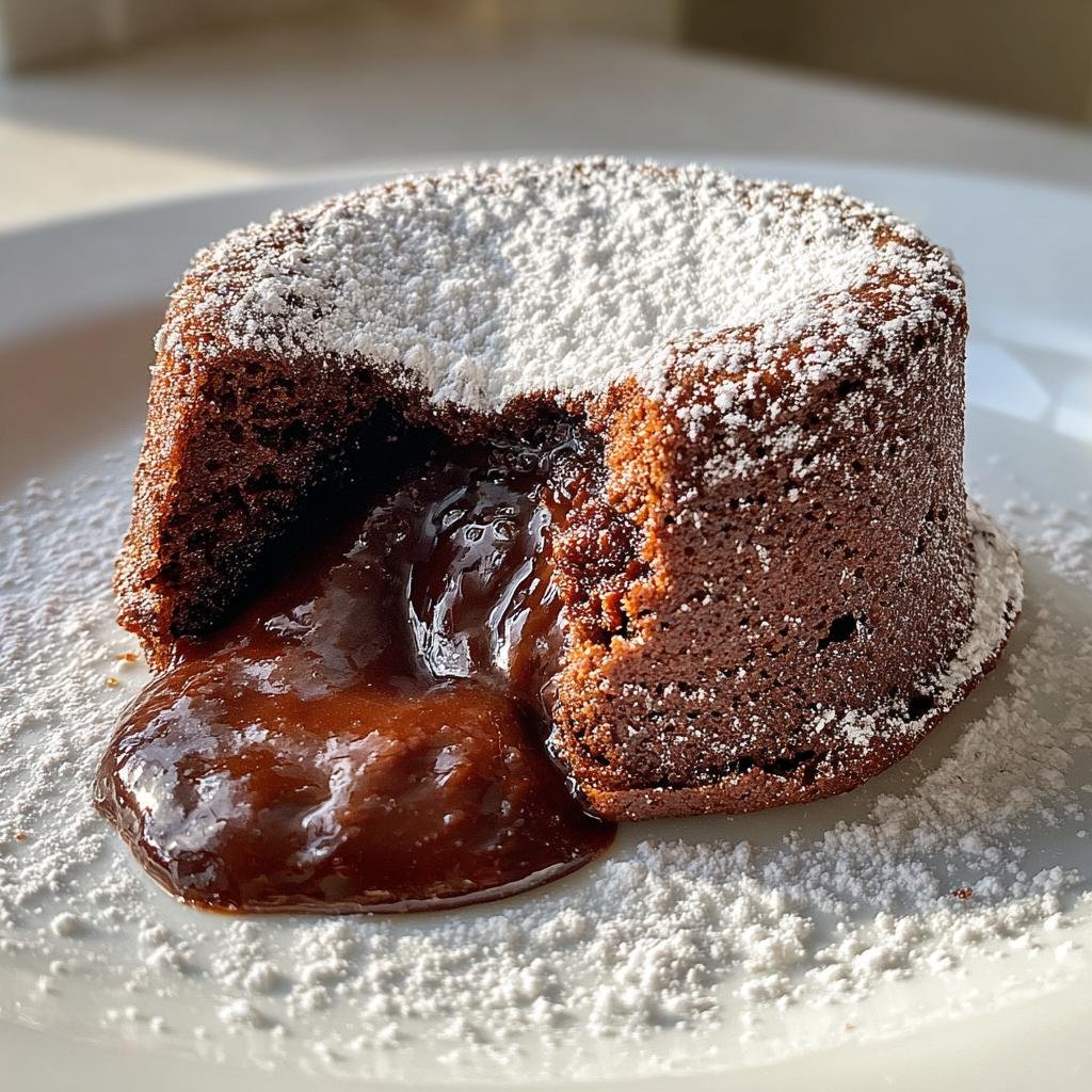 Air Fryer Molten Chocolate Cake - detail 1