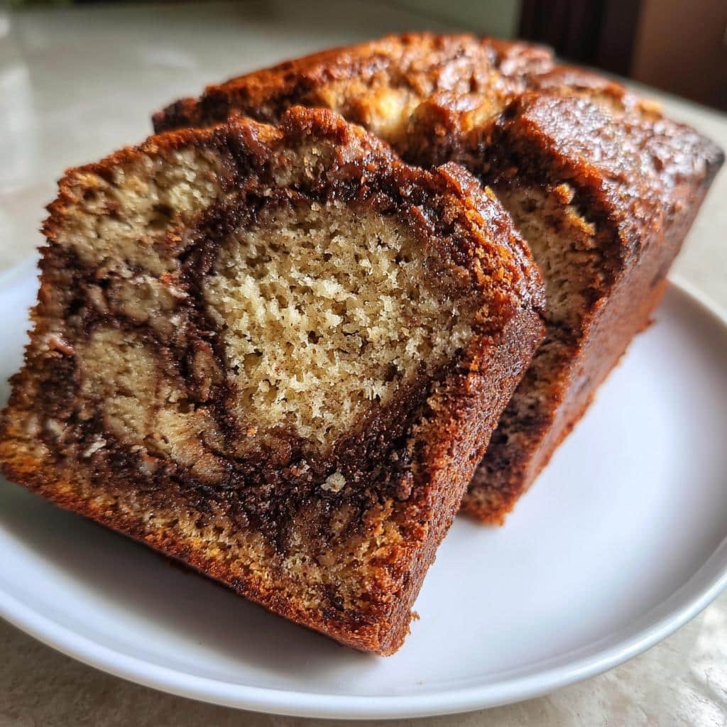 Air Fryer Nutella Banana Bread - detail 1