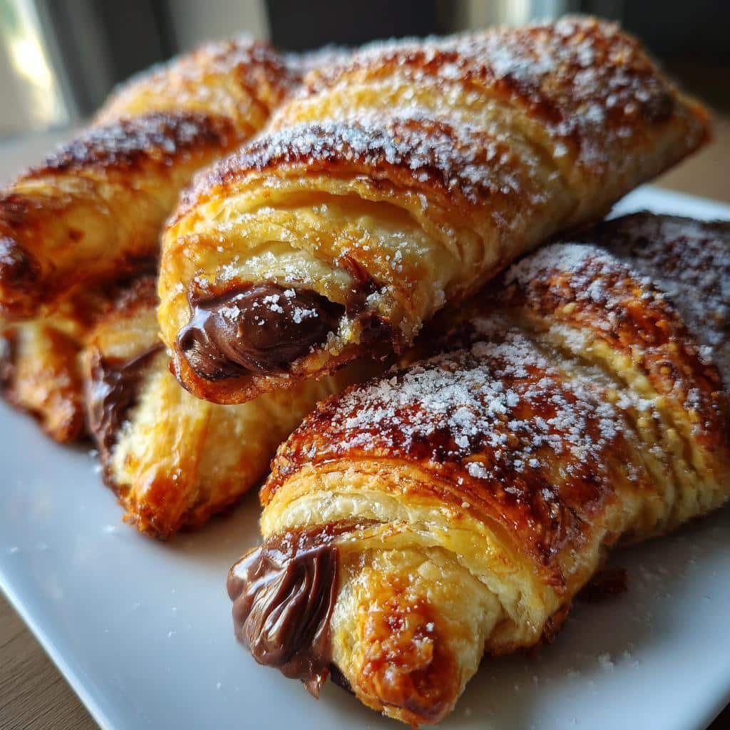 Air Fryer Nutella Bread Twists