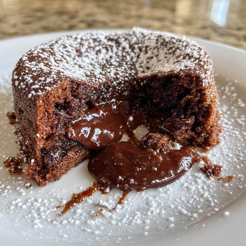 Air Fryer Nutella Lava Cake - detail 1