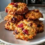 Air Fryer Oatmeal Cranberry Cookies