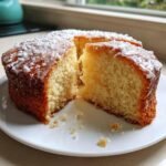 Air Fryer Orange Blossom Water Cake