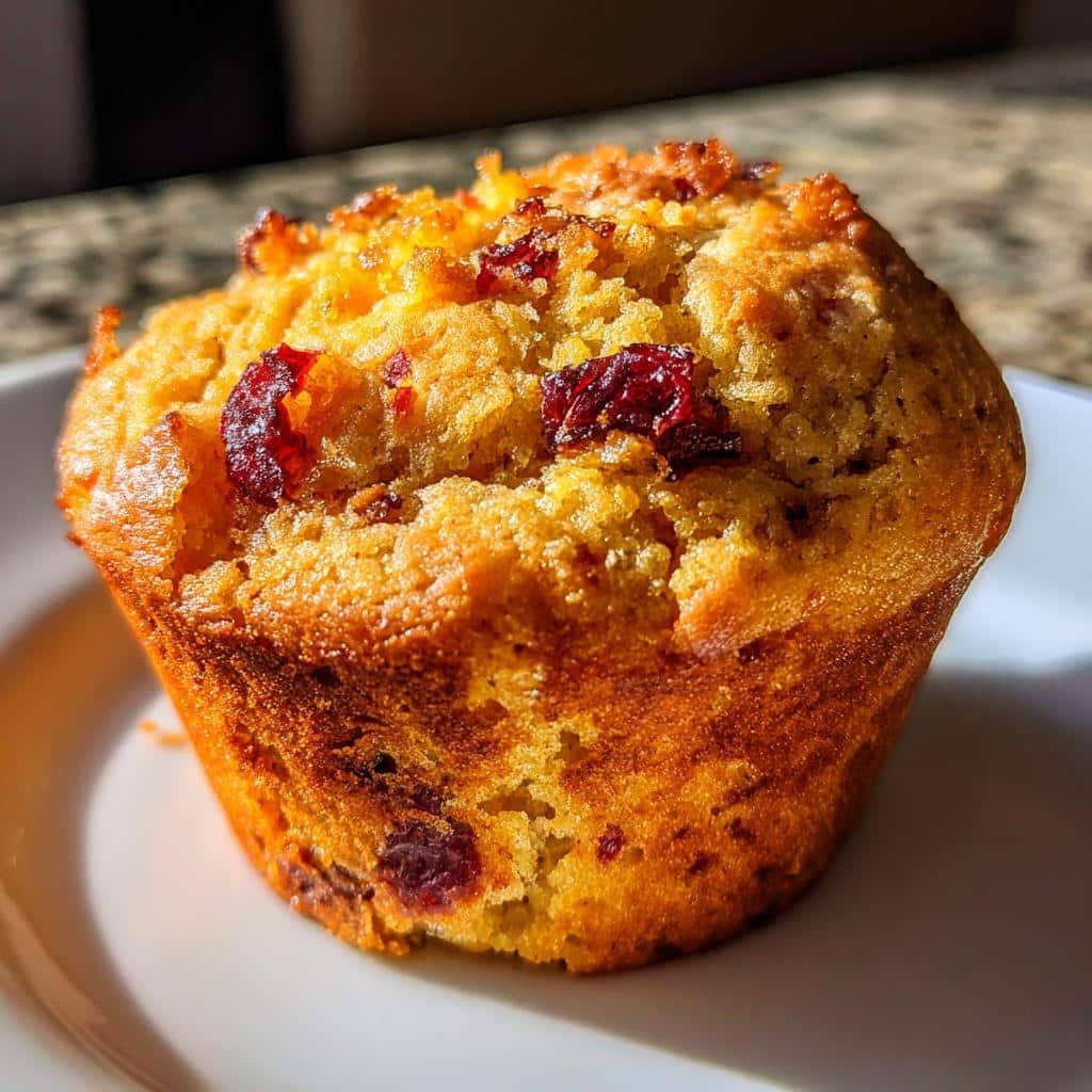 Air Fryer Orange Cranberry Muffins - detail 1