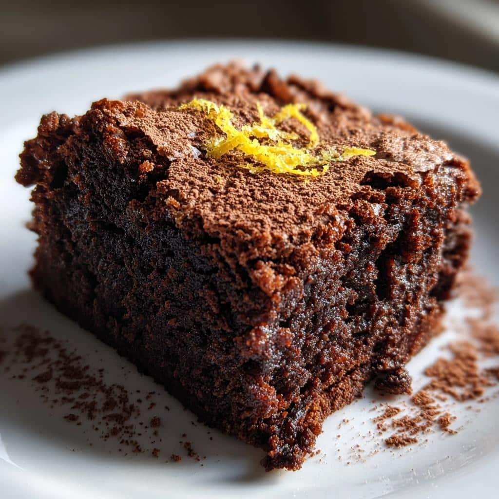 Air Fryer Orange Spice Brownies