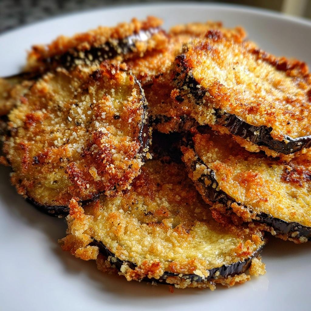 Air Fryer Panko-Crusted Eggplant