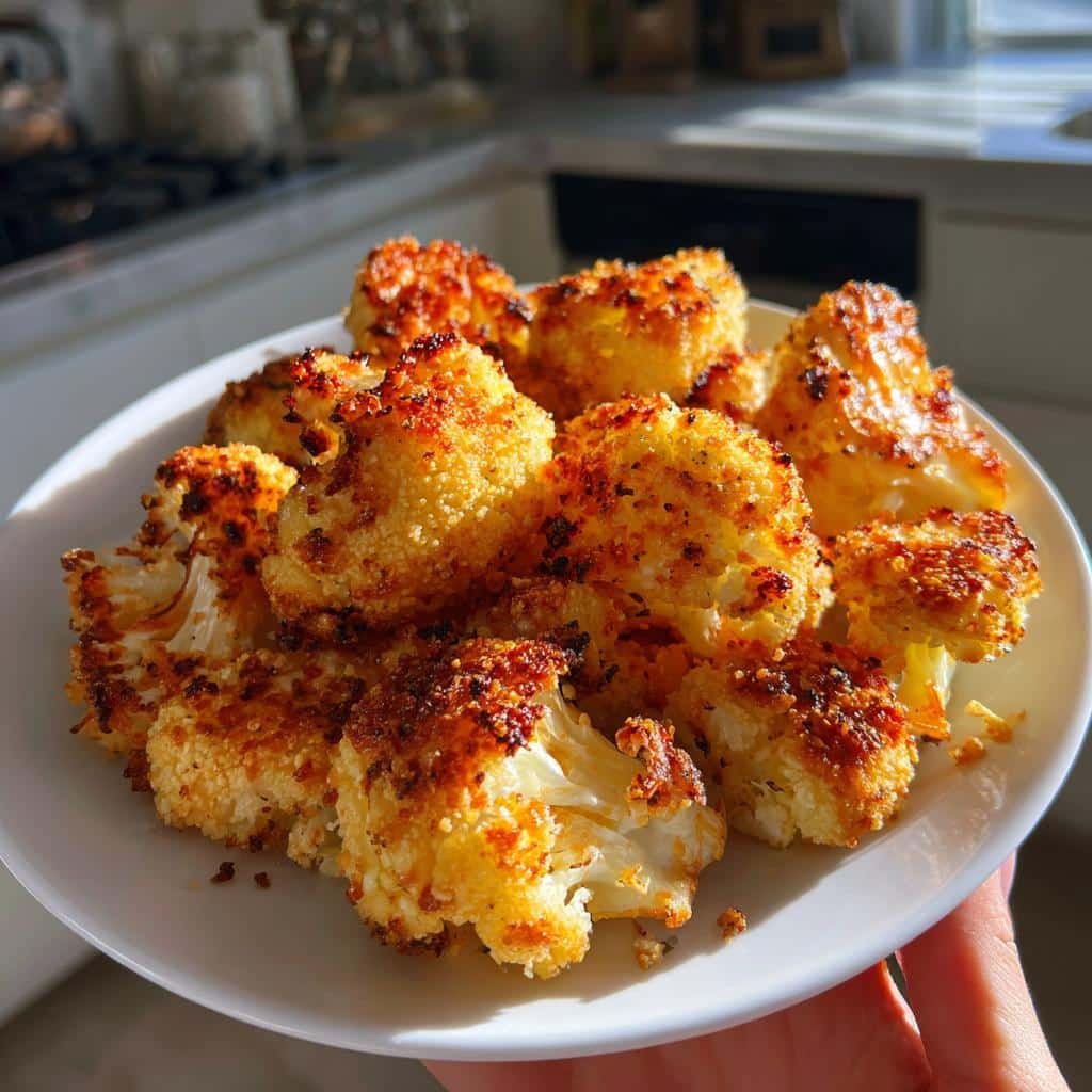 Air Fryer Parmesan Broccoli Florets