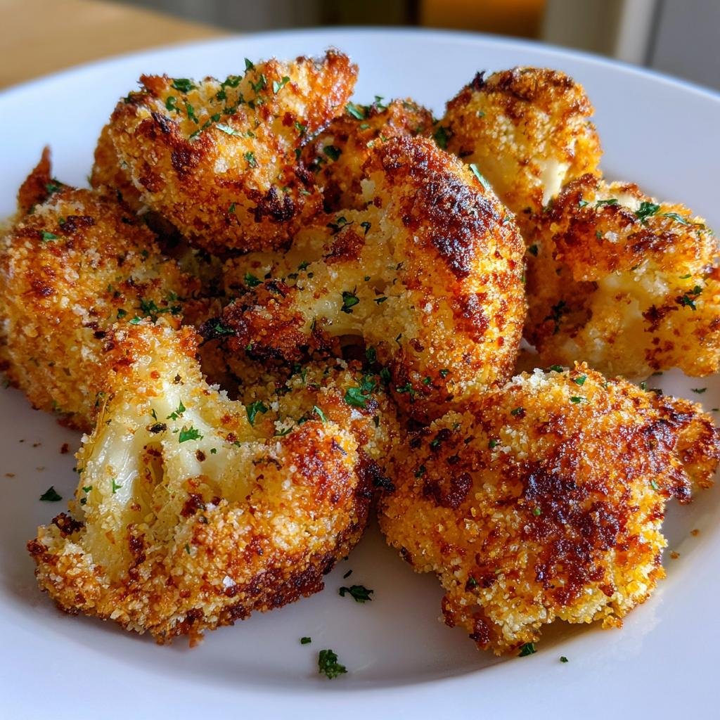 Air Fryer Parmesan Cauliflower Wings - detail 1