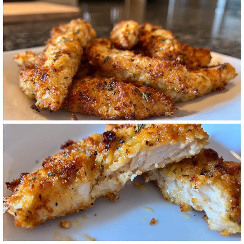 Air Fryer Parmesan Chicken Fingers