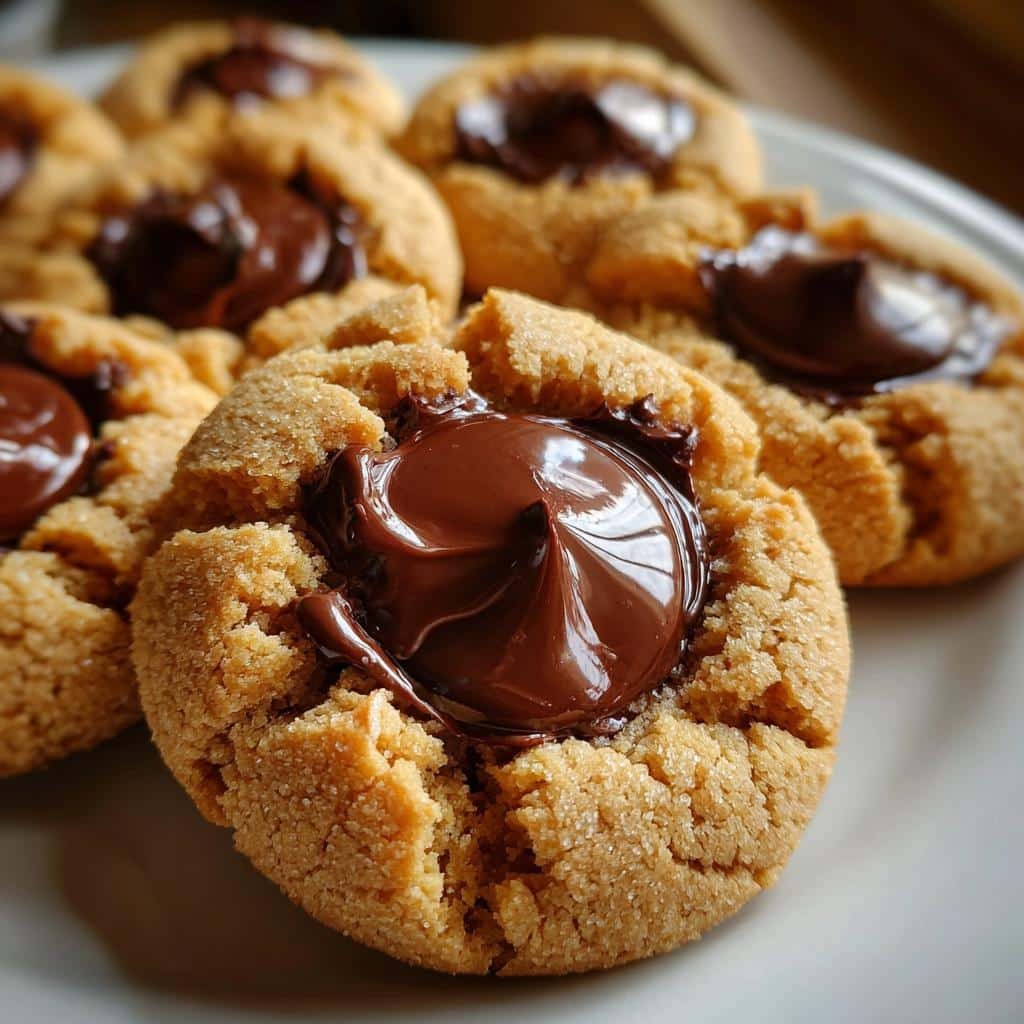 Air Fryer Peanut Butter Blossom Cookies - detail 1