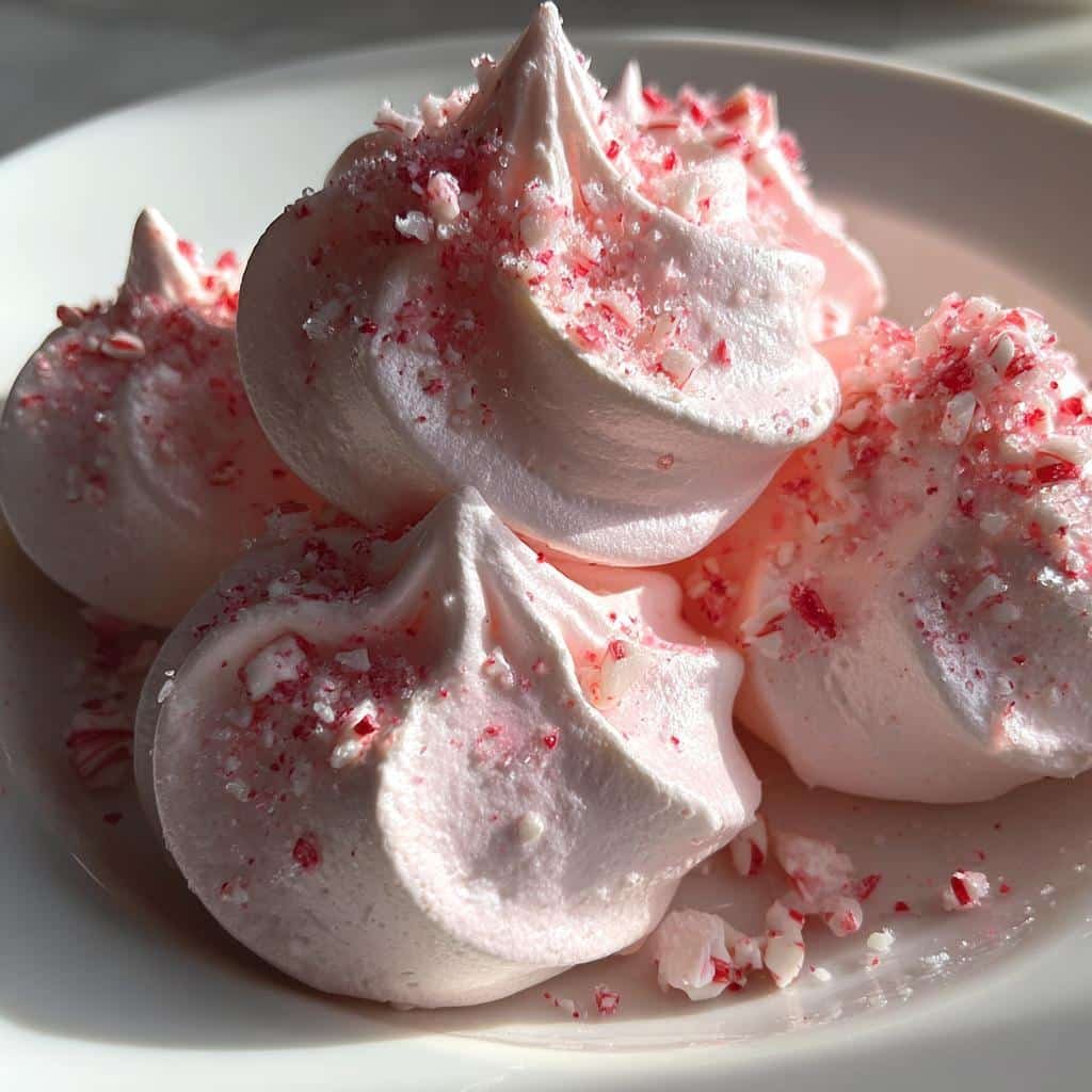 Air Fryer Peppermint Meringues - detail 1